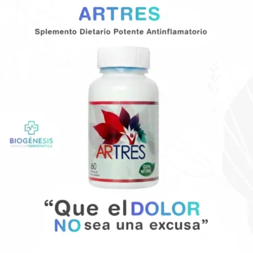 Artres 60 Cápsulas suplemento dietario con cúrcuma canela y magnesio